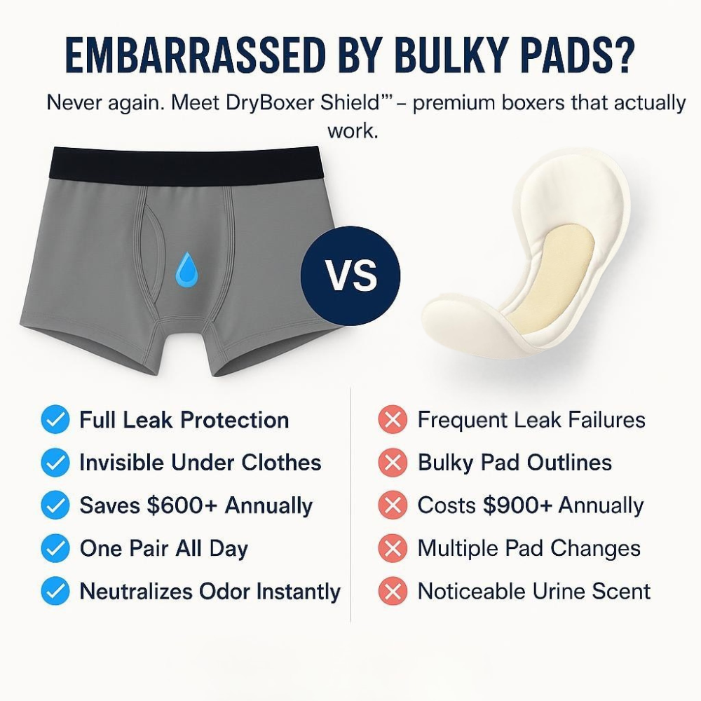Leakproof Boxers That Keep You Dry & Feel Confident