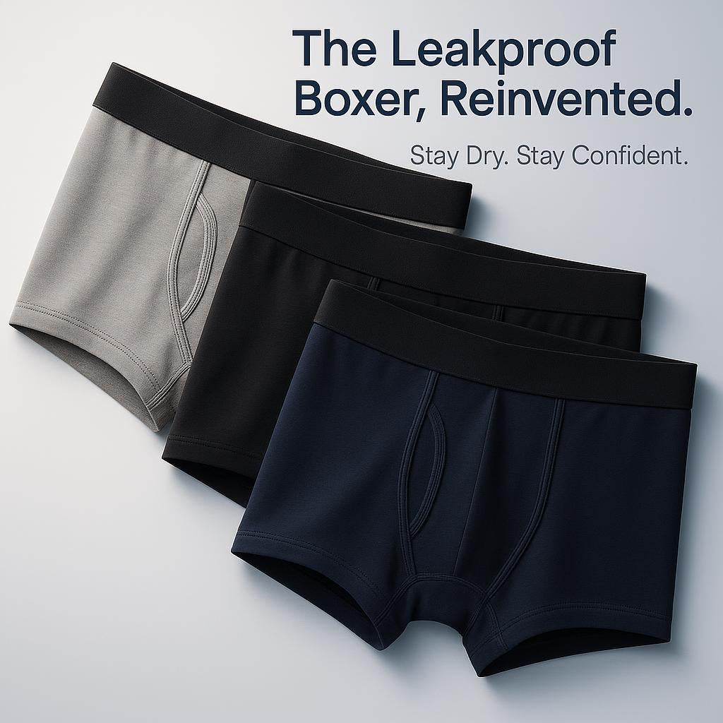 Leakproof Boxers That Keep You Dry & Feel Confident